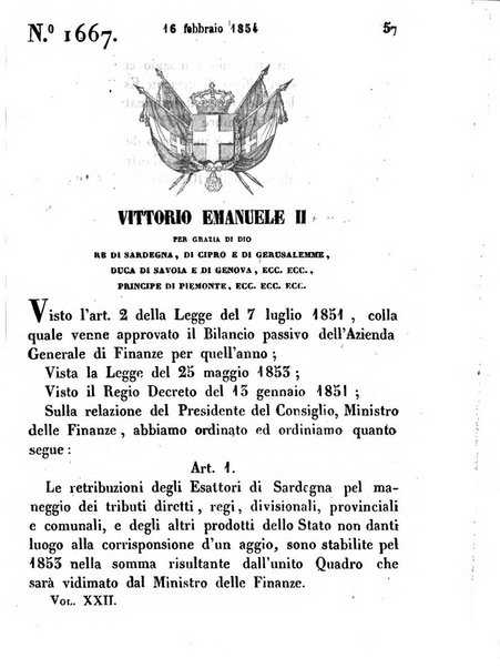 Raccolta degli atti del Governo di Sua Maestà il re di Sardegna